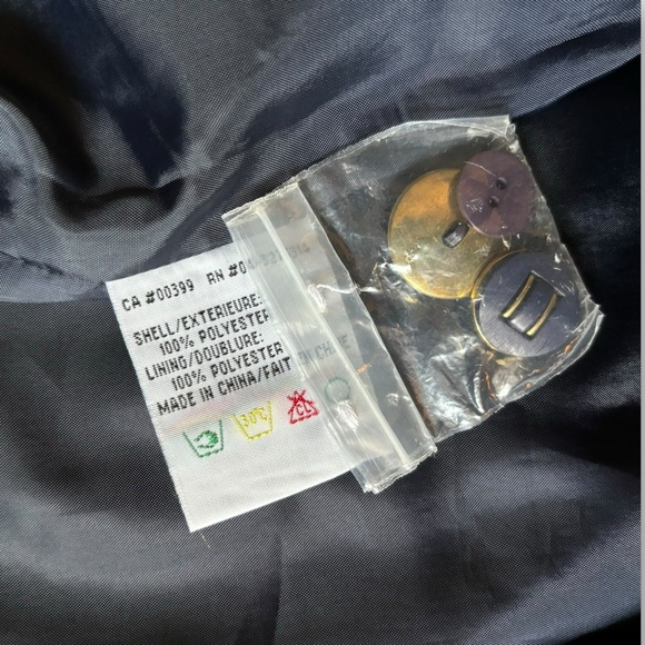 Nuage Lightweight Lined Rain Jacket, Wind Resistant Sm, Navy, Ex Condition - Picture 13 of 14